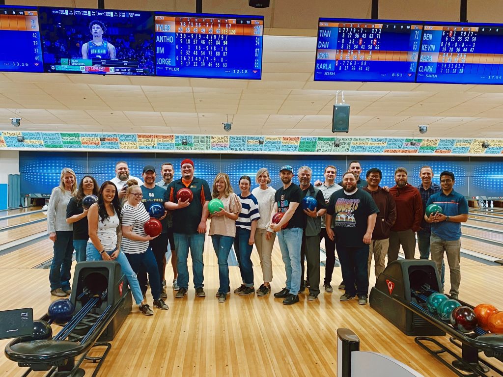 Weifield's Rocky Mountain Preconstruction team had a great time at our quarterly teambuilding event last Friday, March 22nd -- getting a chance to catch up while enjoying food & taking down some bowling pins!