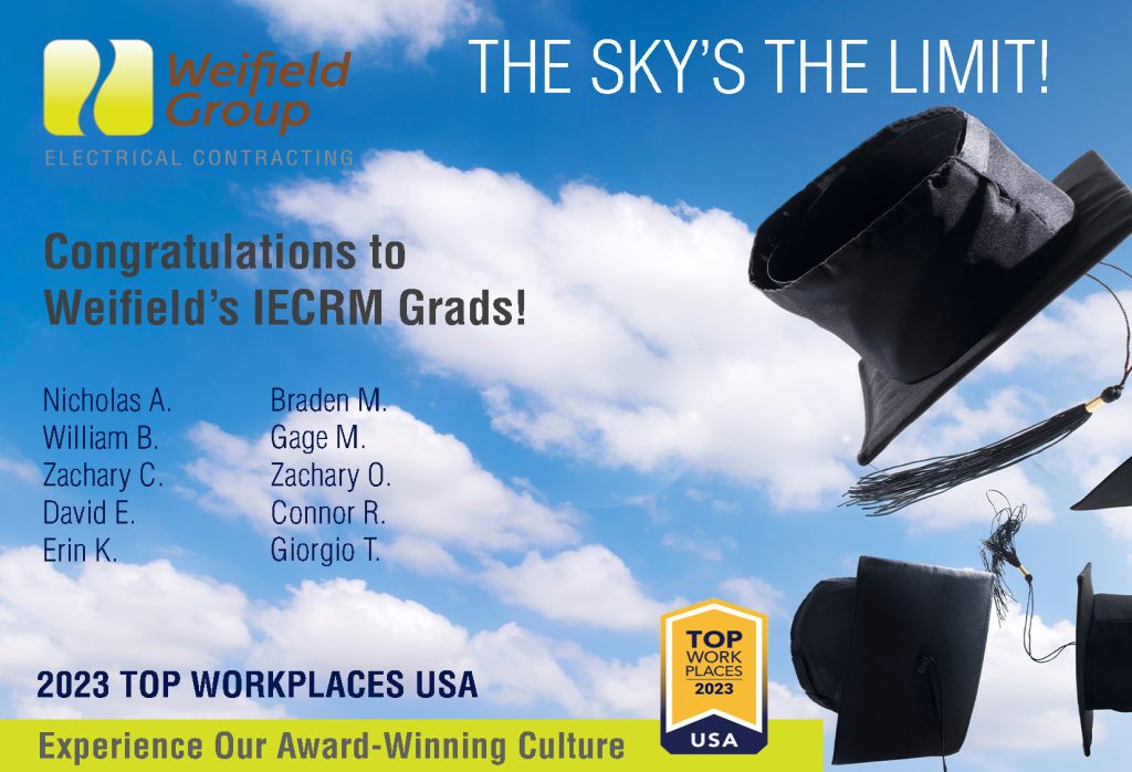 Weifield was proud to have 10 of our amazing teammates graduate from the Independent Electrical Contractors-Rocky Mountain apprenticeship program on June 3rd!