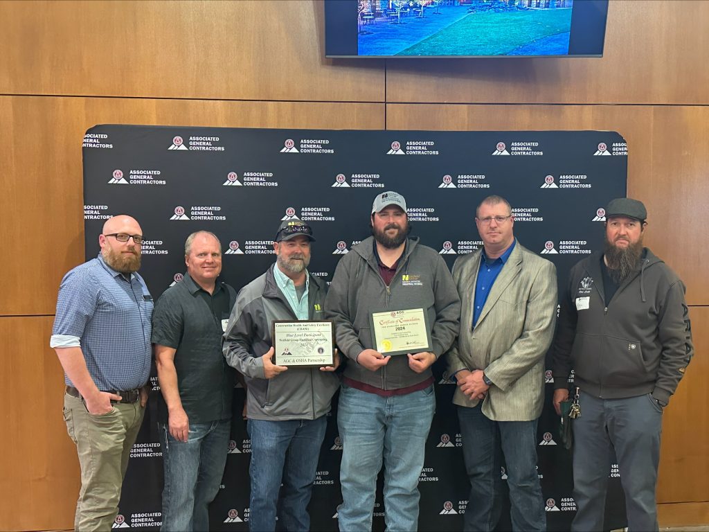 Weifield Group was honored with two significant safety recognitions at the AGC Quarterly Breakfast with the Board on May 28th!