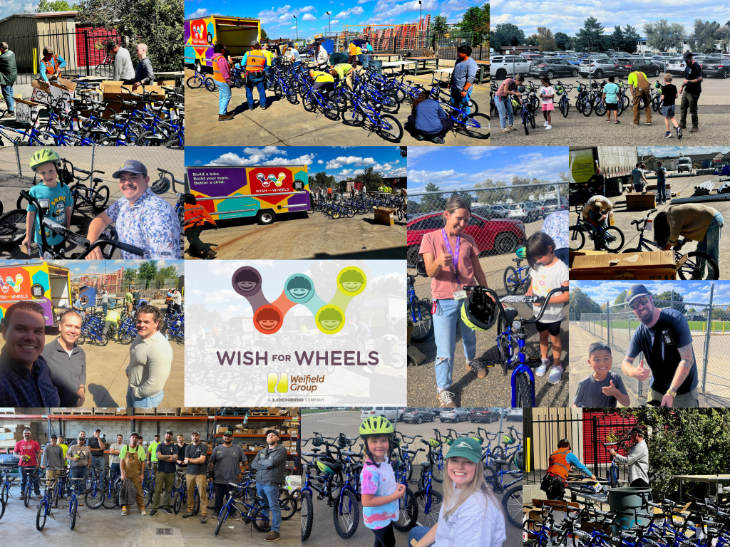 In partnership with Wish for Wheels, our Colorado offices recently participated in a meaningful teambuilding event to assemble brand-new bikes for 2nd-grade students in our communities!