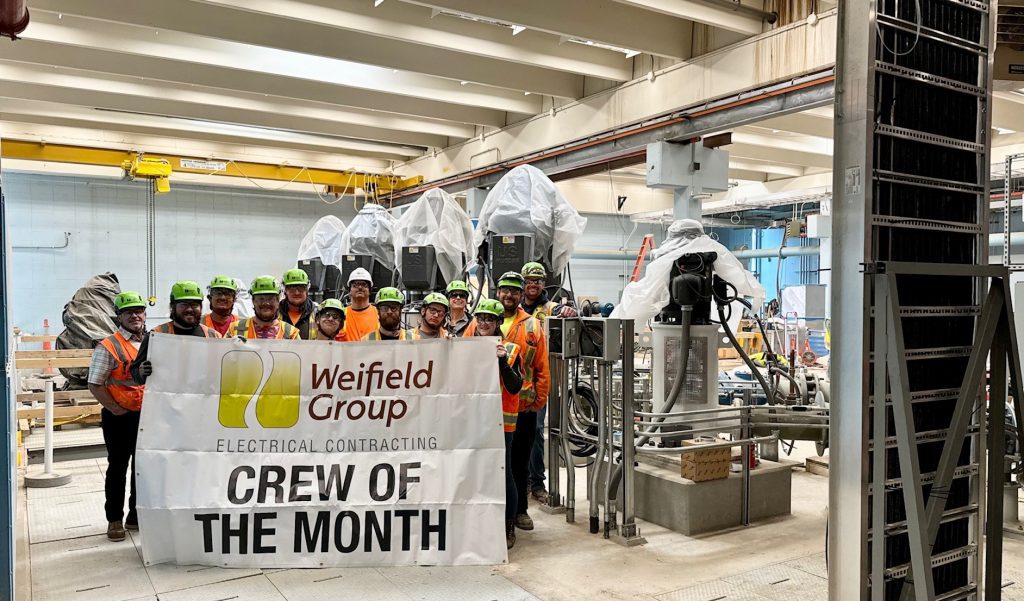 Kudos to our Industrial Boulder 63rd WTF Campus Electrical & HSPS team for being named Weifield’s January, 2024 Rocky Mountain Crew of the Month!
