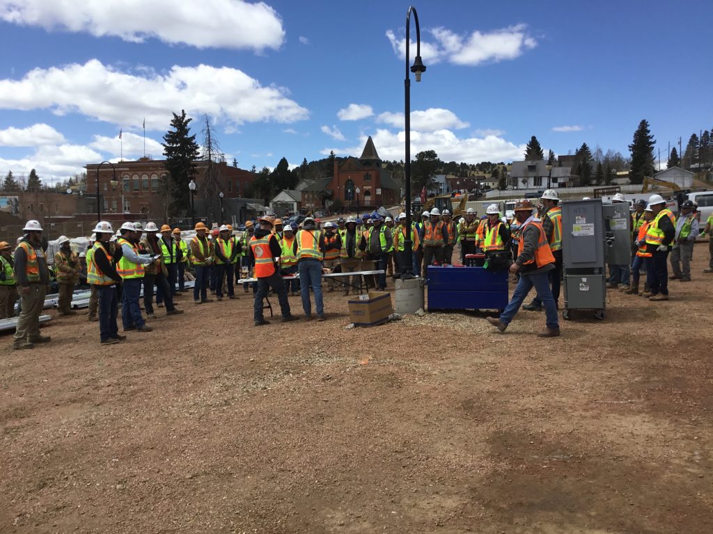 In observance of Safety Week, Bronco Billy Casino team members were provided a safety talk about LOTO and Energized Work in Cripple Creek, Colorado.