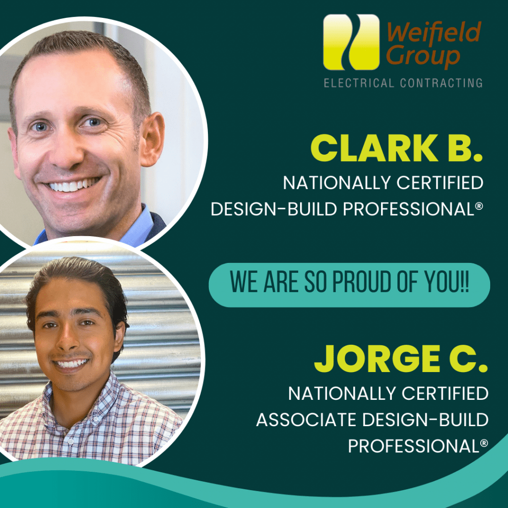 Congratulations to you, Clark & Jorge – we are proud to have you on our team!