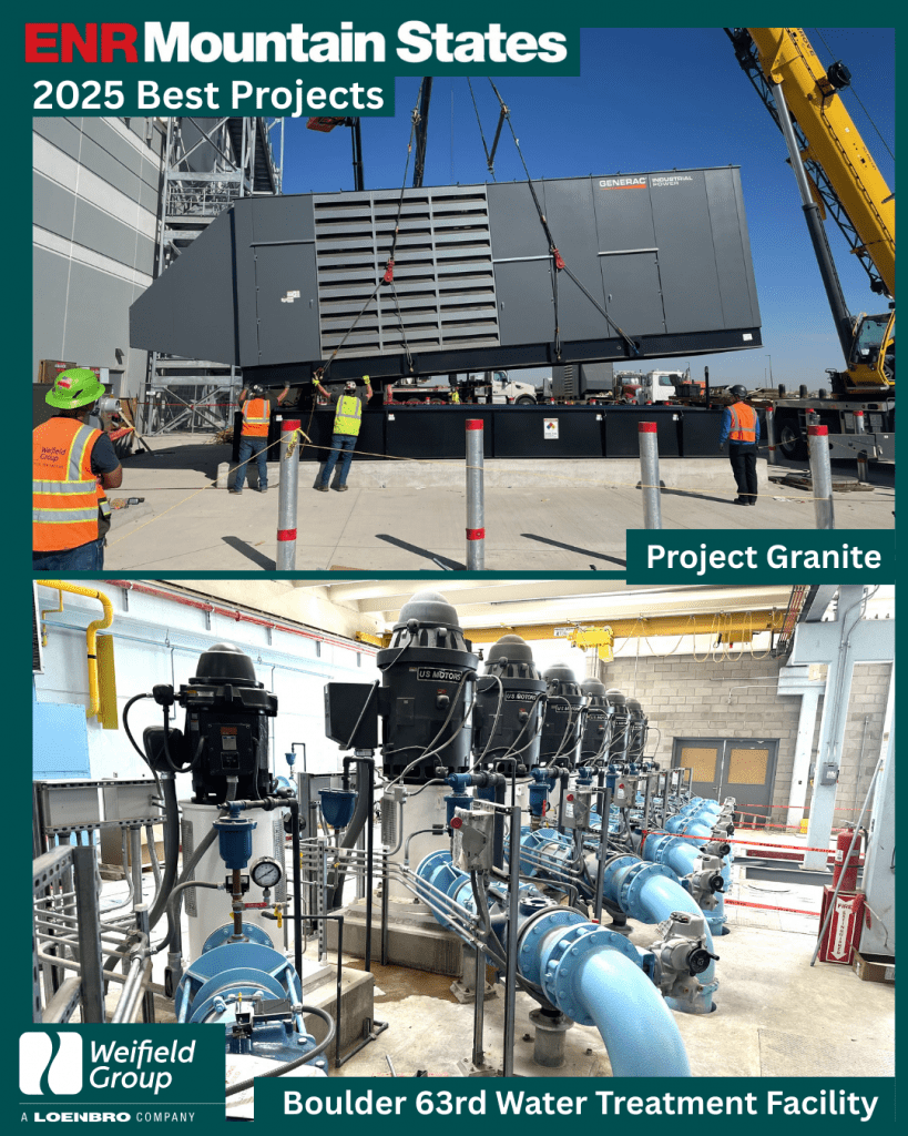 We’re honored to share that Weifield has been recognized with two 2025 ENR Best Projects Awards!