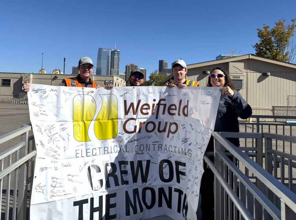 Kudos to our Rocky Mountain Auraria Higher Education Campus (AHEC) Phase 2 crew for being named our October, 2025 Crew of the Month!