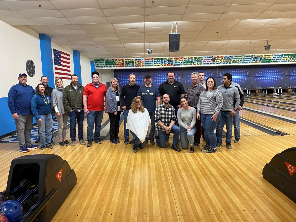 Weifield's Rocky Mountain Precon team had a great time bowling at Arapahoe Bowling Center in Centennial, Colorado -- at their quarterly teambuilding event.