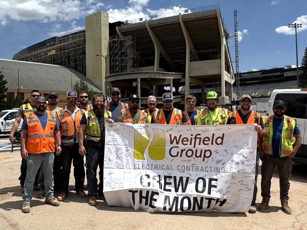 Kudos to our Rocky Mountain Large Construction team's UW West Stadium Renovation crew for being named our June, 2025 Crew of the Month!