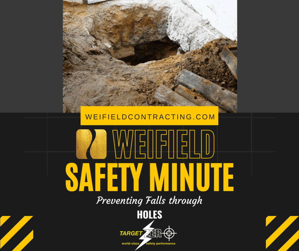 One moment your feet are on what seems to be a solid surface, the next moment they’re in mid-air as you begin a fall to a level far below.. See inside for tips on preventing falls through holes from Jack Cain, Chief Safety Officer!